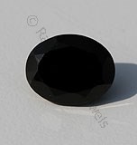 Black Spinel Oval Facet