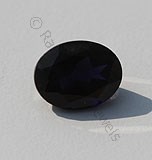 Iolite Gemstone Oval Facet