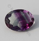 Fluorite Gemstone Oval Facet