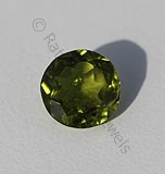 Vesuvianite Gemstone Round Facet