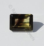 Bi-color Quartz Octagon Cut