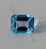 Blue Topaz Octagon Cut