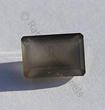 Grey Moonstone Octagon Cut