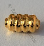 18k 金螺旋管间隔珠