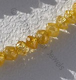 Diamond Gemstone beads Faceted Rondelle
