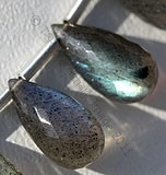 Labradorite Gemstone Tear Drops Briolette