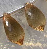 Honey Quartz Chandelier drop shape