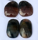 Multi Sapphire Rose Cut Slice